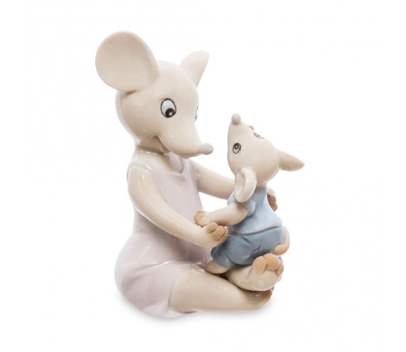 Фигурка ''Мышь с малышом'' (Pavone)