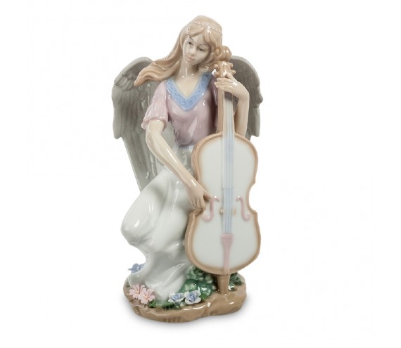 Статуэтка ангел ''Волшебная виолончель'' (Pavone)