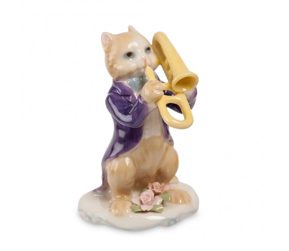 Фигурка ''Кот с тромбоном'' 