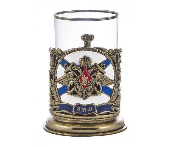 Подстаканник "ВМФ" (эмаль) 