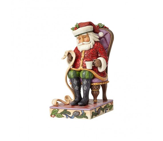 Santa Reading List In Chair