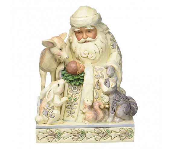 Woodland Santa With Baby Jesus