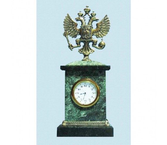 Часы "Презент . Российский герб" (КУ)