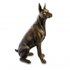 Собака Доберман сидит (Н-48 см)