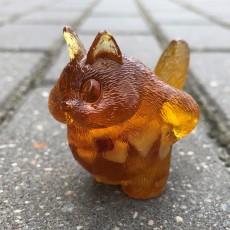 Кот Хвост трубой Янтарный