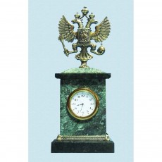 Часы "Презент . Российский герб" (КУ)