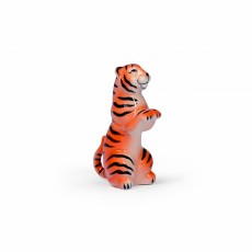 Тигр сидящий цветной  001875	