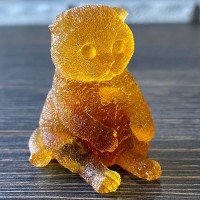 Кот забавный Янтарный